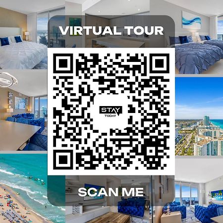 The Ultimate Resort: Beachfront 2BR with Ocean View & Rooftop Amenities Hollywood Exterior photo
